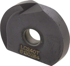 LMT - WPR1000 CF Grade LC240T Carbide Milling Insert - TiAlN/TiN Finish, 0.16" Thick, 1" Inscribed Circle - Apex Tool & Supply
