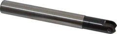 LMT - 3/4" Cut Diam, 1.77" Max Depth of Cut, 3/4" Shank Diam, 6.3" OAL, Indexable Ball Nose End Mill - 1.77" Head Length, Straight Shank, EBG-R Toolholder, WPR 0750 Insert - Apex Tool & Supply