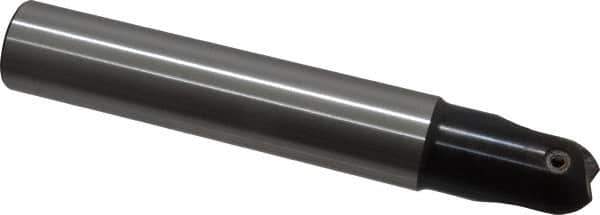 LMT - 1" Cut Diam, 1.77" Max Depth of Cut, 1" Shank Diam, 6.3" OAL, Indexable Ball Nose End Mill - 1.77" Head Length, Straight Shank, EBG-R Toolholder, WPR 1000 Insert - Apex Tool & Supply