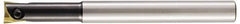 LMT - 1/2" Cut Diam, 1.34" Max Depth of Cut, 1/2" Shank Diam, 5.2" OAL, Indexable Square Shoulder End Mill - WPB 0500, WPV 0500 Inserts, Cylindrical Shank - Apex Tool & Supply