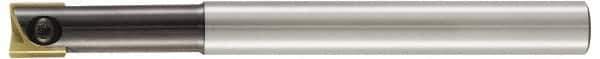 LMT - 3/4" Cut Diam, 2.36" Max Depth of Cut, 3/4" Shank Diam, 8.27" OAL, Indexable Square Shoulder End Mill - WPR 0750, WPV 0750 Inserts, Cylindrical Shank - Apex Tool & Supply