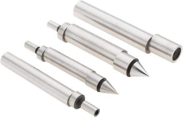 Value Collection - Double, Single End, Edge Finder Set - Ball, Conical, Cylindrical Head Type, Includes 4 Attachments, 4 Pieces - Apex Tool & Supply