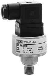 Wika - 4,640 Max psi, Eco-tronic Pressure Transmitters & Transducers - 1/4" Thread - Apex Tool & Supply