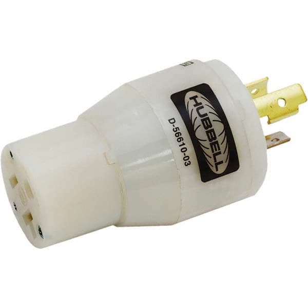 Hubbell Wiring Device-Kellems - Straight Blade Plugs & Connectors Connector Type: Adapter Grade: Industrial - Apex Tool & Supply