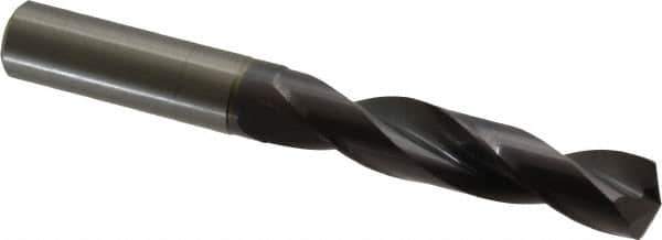 Guhring - 5/8" 140° Solid Carbide Jobber Drill - FIREX Finish, Right Hand Cut, Spiral Flute, Straight Shank, 133mm OAL, SU Point - Apex Tool & Supply