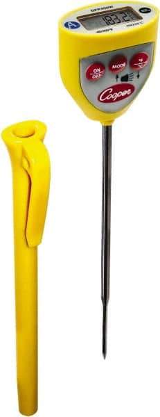 Cooper - -40 to 450°F, Wide Range Flat Head Design Thermometer - Apex Tool & Supply