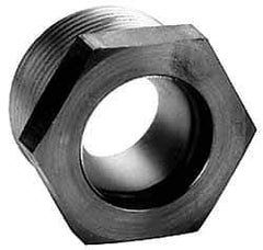 LDI Industries - 9/16" Sight Diam, 1/2" Thread, 0.78" OAL, High Pressure Fused Pipe Thread, Open View Sight Glass & Flow Sight - 15/16" Head, 1,750 Max psi, 1/2-14 Thread - Apex Tool & Supply