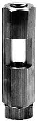 LDI Industries - 1/8" Thread, 3-11/32" OAL, Inline Sight Glass & Flow Sight - 435 Max psi, 1/8-27 Thread - Apex Tool & Supply