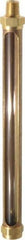 LDI Industries - 7-1/2 Inch Long Sight, 1/4 Inch Thread Size, Buna-N Seal Straight to Male Thread, Vented Oil-Level Indicators and Gauge - Apex Tool & Supply