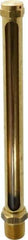 LDI Industries - 7-1/2 Inch Long Sight, 1/2 Inch Thread Size, Buna-N Seal Straight to Male Thread, Vented Oil-Level Indicators and Gauge - Apex Tool & Supply