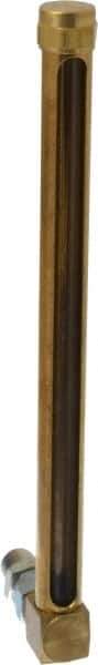 LDI Industries - 7-1/4 Inch Long Sight, 1/4 Inch Thread Size, Buna-N Seal Union Coupling, Vented Oil-Level Indicators and Gauge - 8-3/8 Inch Length to Center of Base - Apex Tool & Supply