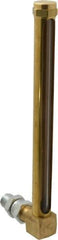 LDI Industries - 7-1/2 Inch Long Sight, 3/8 Inch Thread Size, Buna-N Seal Union Coupling, Vented Oil-Level Indicators and Gauge - 8-11/16 Inch Length to Center of Base - Apex Tool & Supply