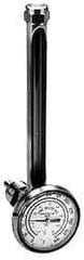 LDI Industries - 4-1/4 Inch Long Sight, 1/2 Inch Thread Size, Buna-N Seal Elbow With Dual Scale Thermometer, Vented Oil-Level Indicators and Gauge - 5-3/4 Inch Length to Center of Base - Apex Tool & Supply