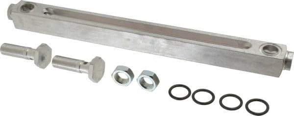 LDI Industries - 1/2-20 Thread, 8-1/2 Inch Sight Length, Closed Circuit Liquid Level Sight Gauge - 10 Inch Length to Center of Base, 11-5/8 Inch Overall Length, Buna-N Seal - Apex Tool & Supply