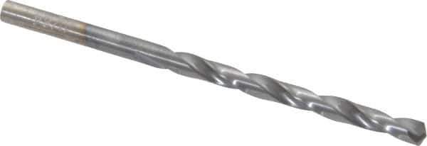 Chicago-Latrobe - 11/64" 135° High Speed Steel Jobber Drill - TiCN Finish, Right Hand Cut, Spiral Flute, Straight Shank, 3-1/4" OAL, Split Point - Apex Tool & Supply