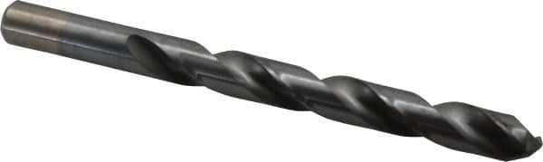 Chicago-Latrobe - 1/2" 135° High Speed Steel Jobber Drill - TiCN Finish, Right Hand Cut, Spiral Flute, Straight Shank, 6" OAL, Split Point - Apex Tool & Supply