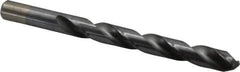 Chicago-Latrobe - 1/2" 135° High Speed Steel Jobber Drill - TiCN Finish, Right Hand Cut, Spiral Flute, Straight Shank, 6" OAL, Split Point - Apex Tool & Supply