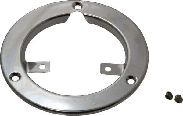Ashcroft - 1/4 Thread, Stainless Steel Case Material, Front Flange Pressure Gauge Mounting Kit - 1% Accuracy, 316 Material Grade - Apex Tool & Supply