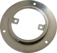 Ashcroft - 1/4 Thread, 3-1/2 Dial Diameter, Stainless Steel Case Material, Wall Flange Pressure Gauge Mounting Kit - 1% Accuracy, 316 Material Grade - Apex Tool & Supply