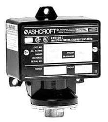Ashcroft - 150 to 1,000 psi Adjustable Range, 12,000 Max psi, Watertight Single Setpoint - 1/4 Thread - Apex Tool & Supply