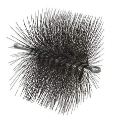 Schaefer Brush - 7" Square, Tempered Steel Wire Chimney Brush - 1/4" NPSM Male Connection - Apex Tool & Supply