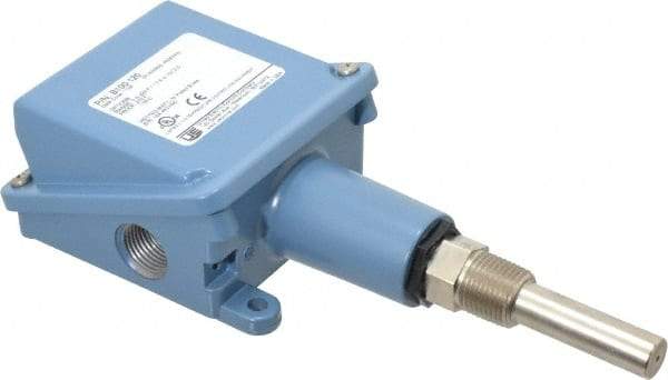 Made in USA - 0 to 225°F, Watertight Temp Switch - 1/2 x 1-7/8 Stem, 10 Resolution - Apex Tool & Supply
