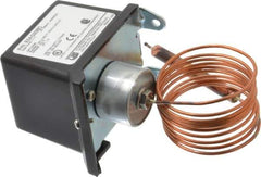 Made in USA - 150 to 650°F, General Service Temp Switch - 25 Resolution, 3/8 x 3-5/8 Bulb - Apex Tool & Supply