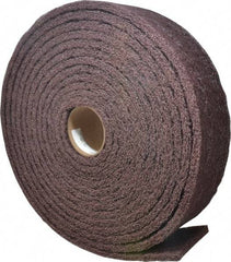 3M - 30' Long x 4" Wide Nonwoven Roll - Medium Grade, Purple, Aluminum Oxide - Apex Tool & Supply
