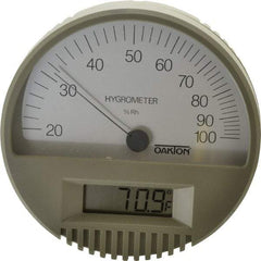 Oakton - 0 to 160°F, 20 to 100% Humidity Range, Thermo-Hygrometer - Apex Tool & Supply