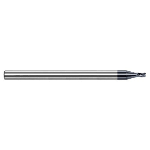 Dovetail Cutters - 0.1150″ Cutter Diameter × 0.0310″ (1/32″) Radius × 0.1400″ (9/64″) Length of Cut Carbide O-Ring Slotting End Mill, 3 Flutes, AlTiN Coated - Exact Industrial Supply