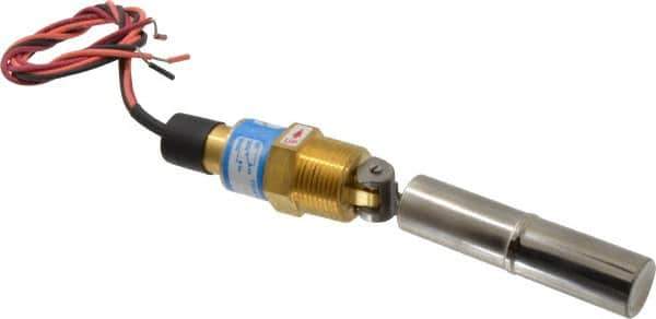 Thomas Products Ltd. - 1" Thread, 900 Max psi, 300°F Max, Liquid Level Side Mounted Float Switches - Brass Stem - Apex Tool & Supply