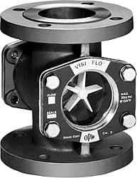 OPW Engineered Systems - 3 Inch, Stainless Steel, Visi-Flo Sight Flow Indicator - 150 Max psi, 8 Inch Overall Length - Apex Tool & Supply