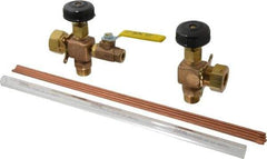 Conbraco - 400 psi Working Pressure, 250 Max psi, Bronze Liquid Level Gage Glass - 400°F Max Operating Temp, 3/4 Inch Thread, PTFE Seal - Apex Tool & Supply