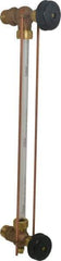 Conbraco - 400 psi Working Pressure, 200 Max psi, Bronze Liquid Level Gage Glass - 400°F Max Operating Temp, 3/4 Inch Thread, EPDM Seal - Apex Tool & Supply