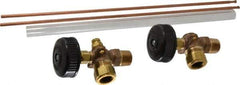 Conbraco - 350 psi Working Pressure, 125 Max psi, Bronze Liquid Level Gage Glass - 350°F Max Operating Temp, 1/2 Inch Thread, EPDM Seal - Apex Tool & Supply