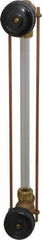 Conbraco - 400 psi Working Pressure, 200 Max psi, Bronze Liquid Level Gage Glass - 400°F Max Operating Temp, 1/2 Inch Thread, EPDM Seal - Apex Tool & Supply