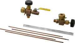 Conbraco - 400 psi Working Pressure, 250 Max psi, Bronze Liquid Level Gage Glass - 400°F Max Operating Temp, 1/2 Inch Thread, PTFE Seal - Apex Tool & Supply