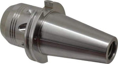 Accupro - CAT50 Taper Shank, 1-1/4" Hole Diam, Hydraulic Tool Holder/Chuck - 69.9mm Nose Diam, 81mm Projection, 47.7mm Clamp Depth, 25,000 RPM - Exact Industrial Supply