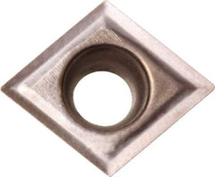 Sumitomo - CPGT2.51.52 SD Grade T1500Z Cermet Turning Insert - 80° Diamond, 1/4" Inscr Circle, 3/32" Thick, 1/32" Corner Radius - Apex Tool & Supply
