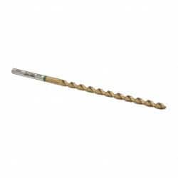 Accupro - #17 130° Spiral Flute Vanadium High Speed Steel Taper Length Drill Bit - Apex Tool & Supply