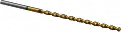 Accupro - #15 130° Spiral Flute Vanadium High Speed Steel Taper Length Drill Bit - Apex Tool & Supply