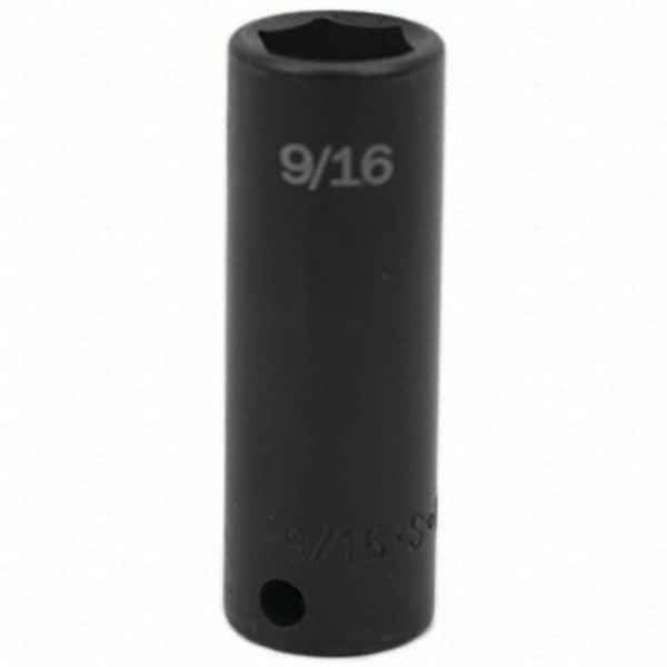 SK - Impact Socket - 3/8"DR 9/16" DEEP IMPACT SOCKET - Apex Tool & Supply