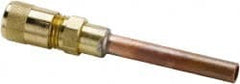 Parker - 500 Max psi, 3/16 Tube Outside Diameter, Extended Copper Tube Access Valve - Apex Tool & Supply