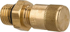 Parker - 500 Max psi, 1/4 Tube OD, Access Valve Assembly Access Valve - Brass - Apex Tool & Supply