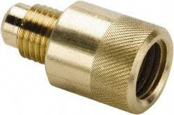 Parker - 1/4" Tube OD Access Valve Refrigerant Adapter - For Parker Brass Access Valves - Apex Tool & Supply