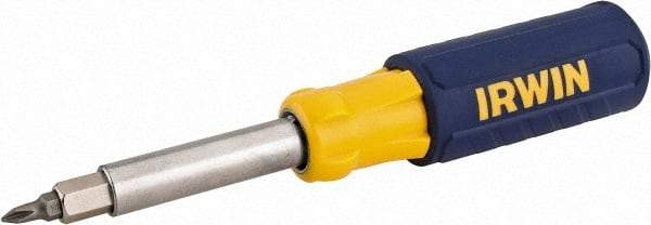 Irwin - Bit Screwdriver - Phillips, Slotted, Square, Nut Driver, 9-in-1 - Apex Tool & Supply