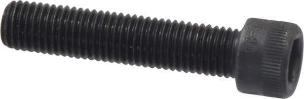 Made in USA - 5/16-24 UNF Hex Socket Drive, Socket Cap Screw - Alloy Steel, Black Oxide Finish, Fully Threaded, 1-1/2" Length Under Head - Apex Tool & Supply