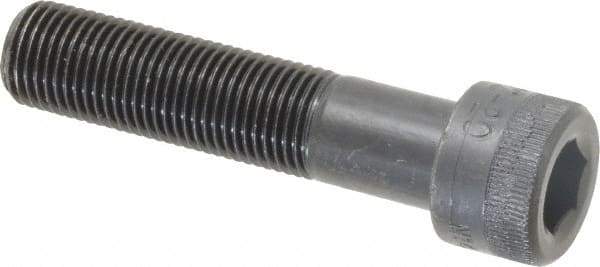 Made in USA - 1/2-20 UNF Hex Socket Drive, Socket Cap Screw - Alloy Steel, Black Oxide Finish, Partially Threaded, 2-1/4" Length Under Head - Apex Tool & Supply