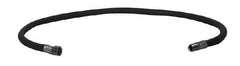 Alliance Hose & Rubber - 1" ID x 1.48" OD 10' Long Multipurpose Air Hose - MNPT x FNPT(Swivel) Ends, 300 Working psi, -40 to 190°F, 1" Fitting, Black - Apex Tool & Supply