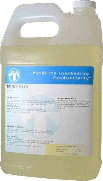 Master Fluid Solutions - Trim C115, 1 Gal Bottle Grinding Fluid - Synthetic, For Machining - Apex Tool & Supply